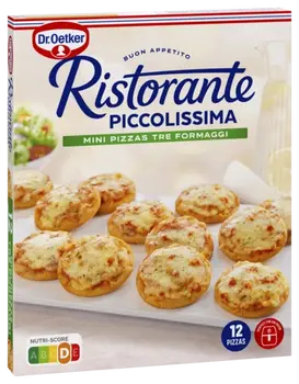 Dr. Oetker Ristorante Piccolissima Tre Formaggi x12