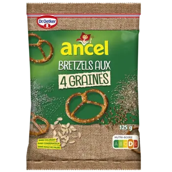 Dr. Oetker Maxi Bretzels aux 4 Graines 125g