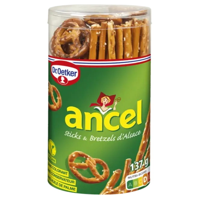 Dr. Oetker Sticks et Bretzels d’Alsace, Mini Tubo 137g