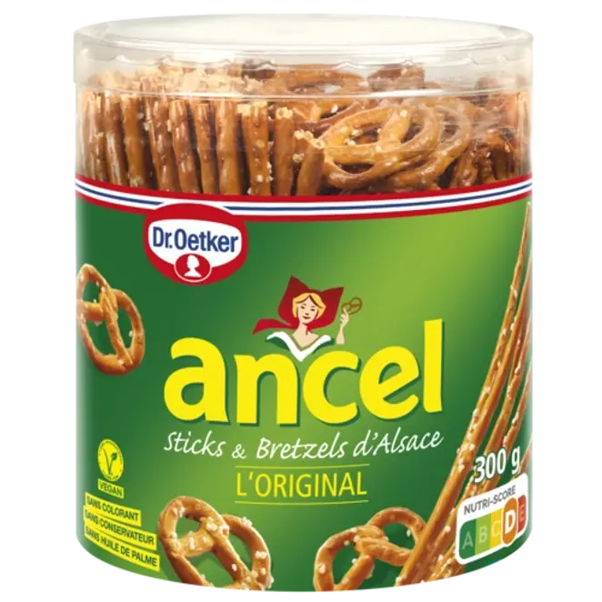 Dr. Oetker Sticks et Bretzels d’Alsace, Tubo Original 300g