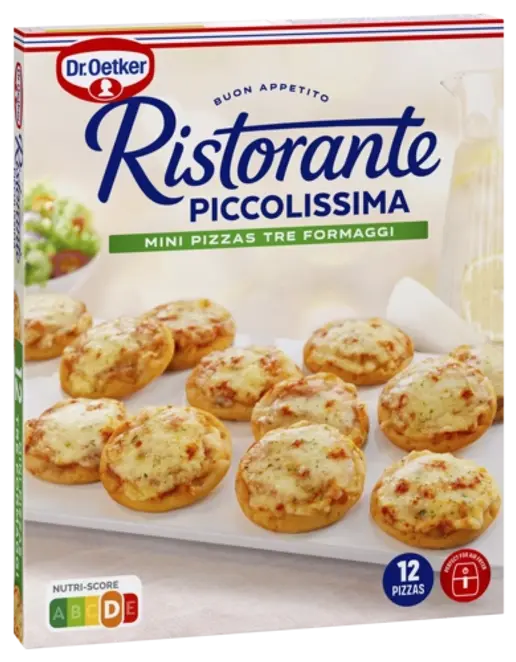 Dr. Oetker Ristorante Piccolissima Tre Formaggi x12