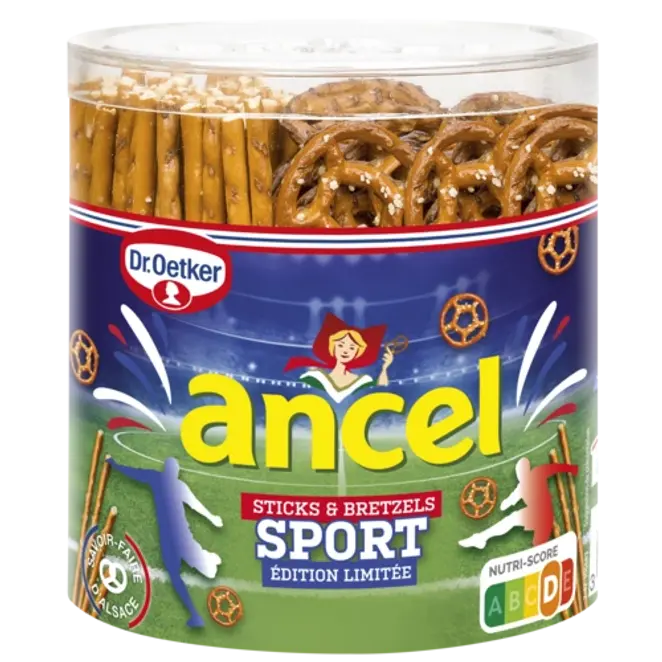 Dr. Oetker Sticks et Bretzels d’Alsace, Tubo Sport 300g
