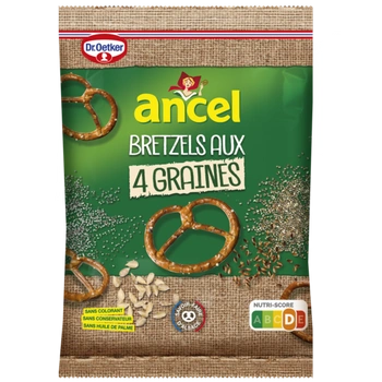 Dr. Oetker Maxi Bretzels aux 4 Graines 125g