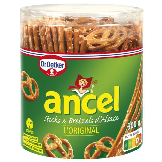 Dr. Oetker Sticks et Bretzels d’Alsace, Tubo Original 300g