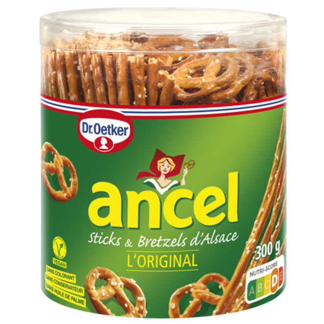 Dr. Oetker Sticks et Bretzels d’Alsace, Tubo Original 300g