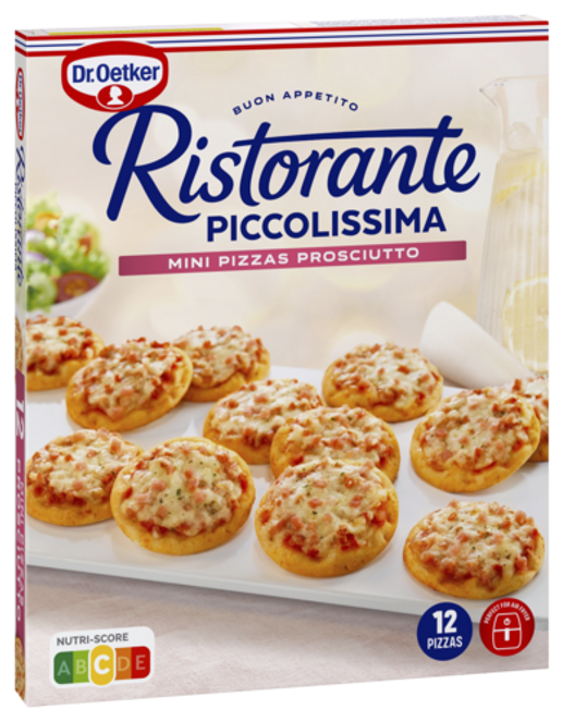 Dr. Oetker Ristorante Piccolissima Prosciutto x12