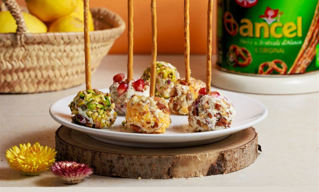 Trio de sucettes apéritives au fromage