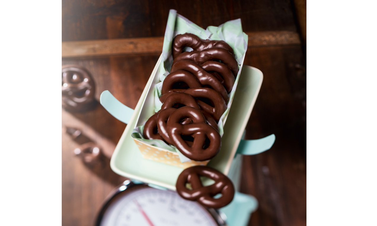 Bretzels au chocolat